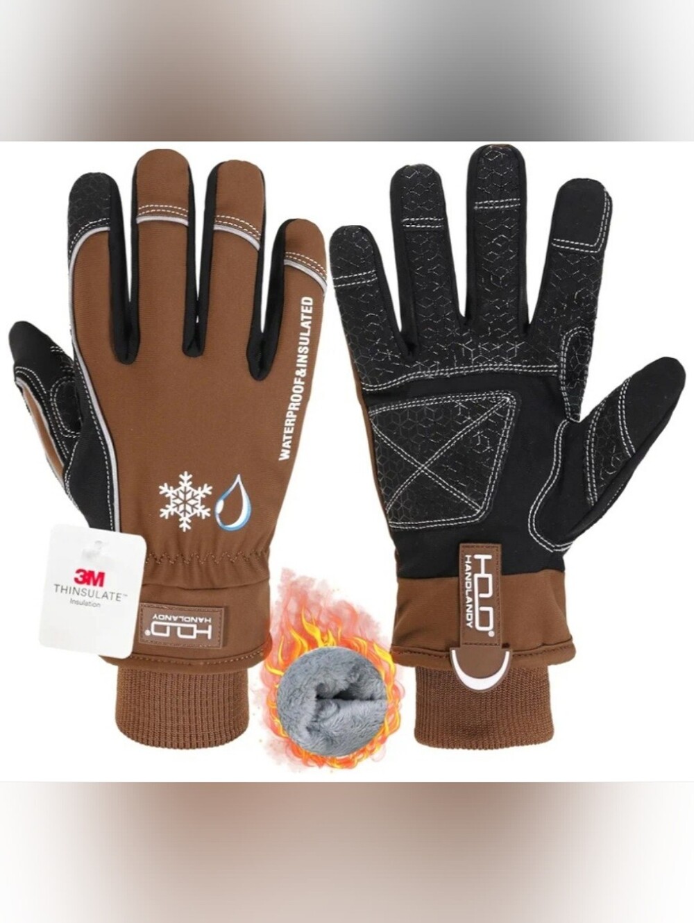 New 3M Insulated Winter Work Gloves